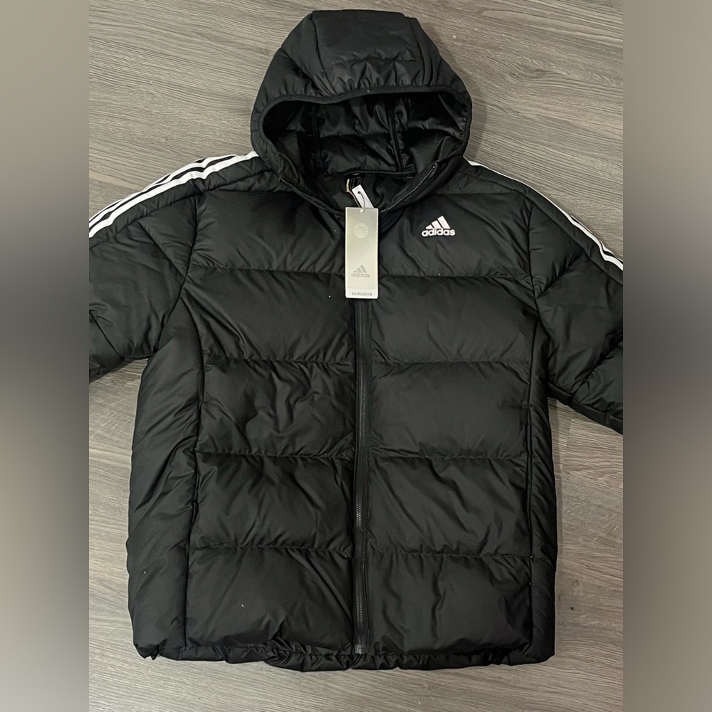 Adidas black puffer jacket